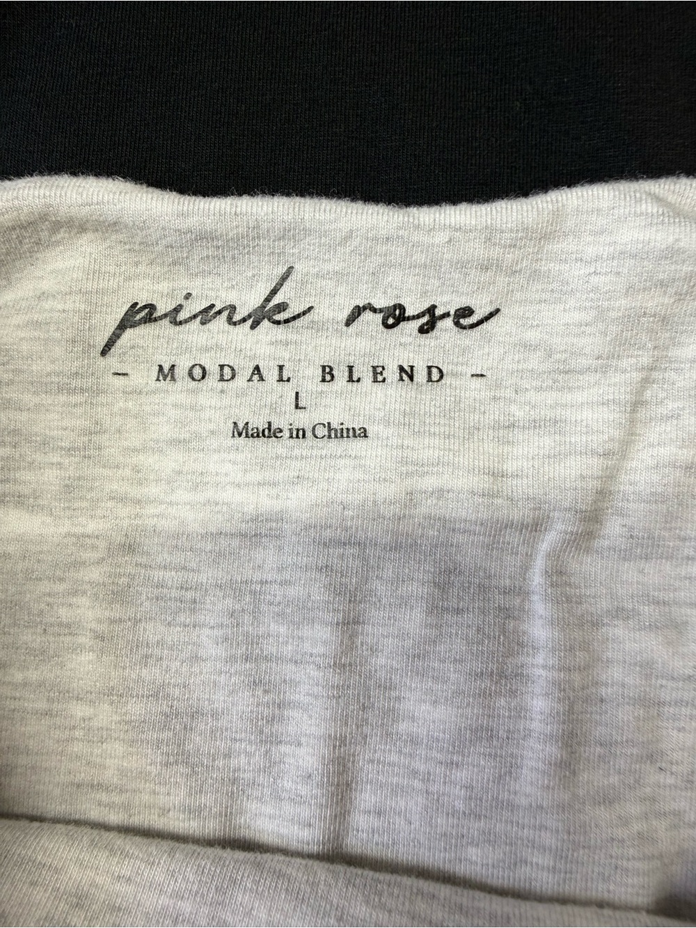 Pink Rose Women's Basic Tee Pack - White, Light Gray, Black - Picture 4 of 14
